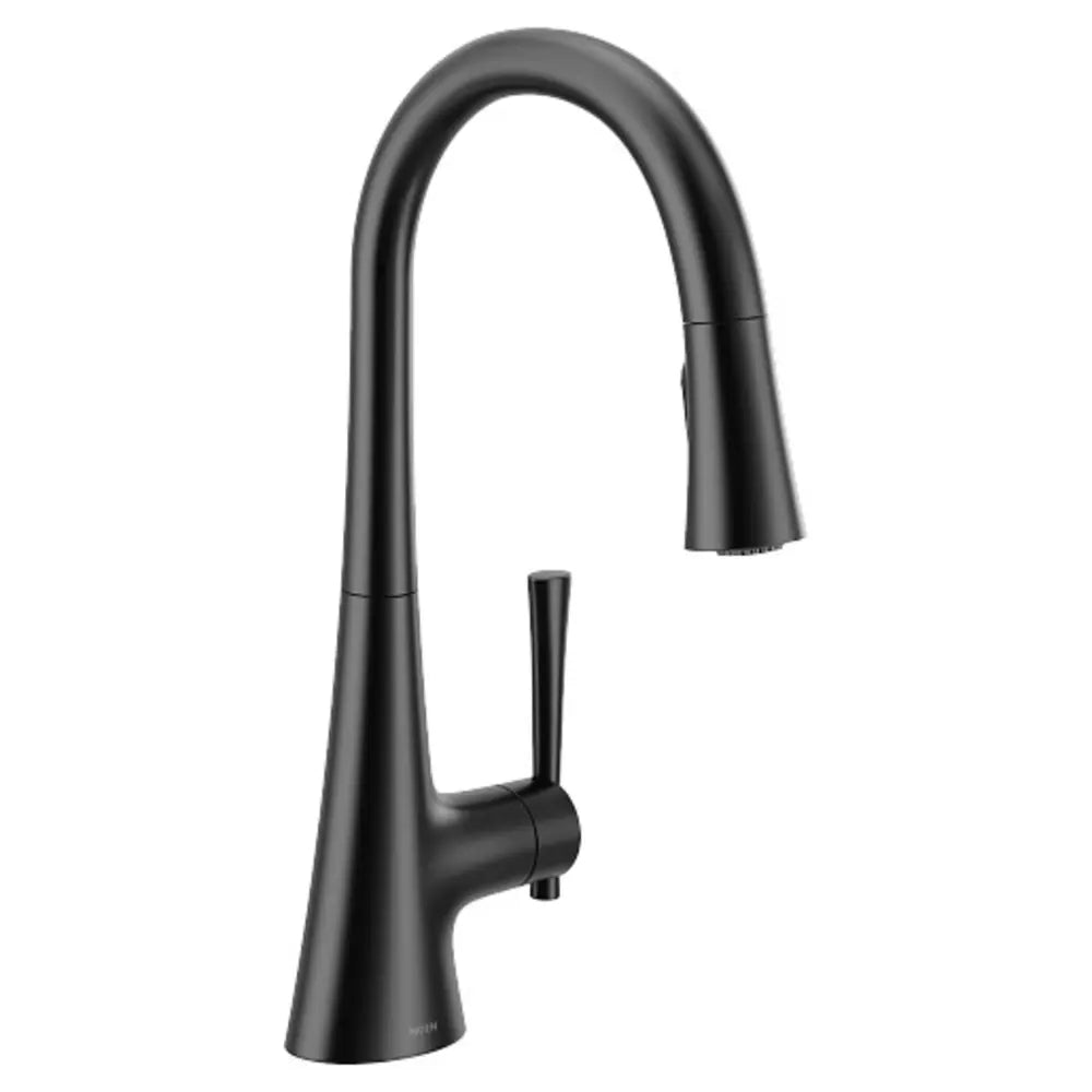 Moen Kurv 1.5 GPM Single Hole Pull Down Kitchen Faucet with Hands Free Capability