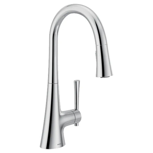 Moen Kurv 1.5 GPM Single Hole Pull Down Kitchen Faucet with Hands Free Capability