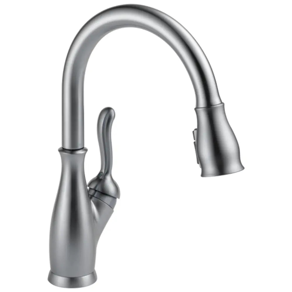 Delta Leland Pull-Down Kitchen Faucet with Magnetic Docking Spray Head and Soap/Lotion Dispenser - Includes Lifetime Warranty