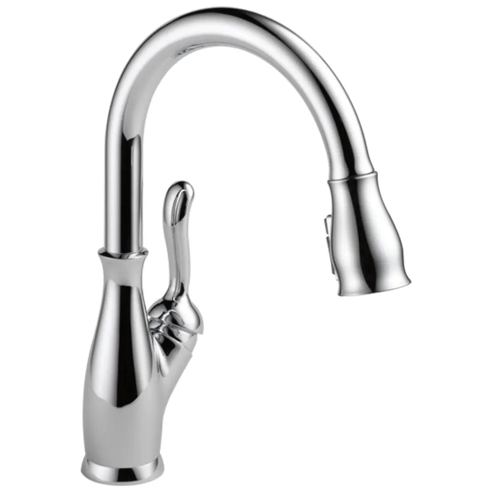 Delta Leland Pull-Down Kitchen Faucet with Magnetic Docking Spray Head and Soap/Lotion Dispenser - Includes Lifetime Warranty