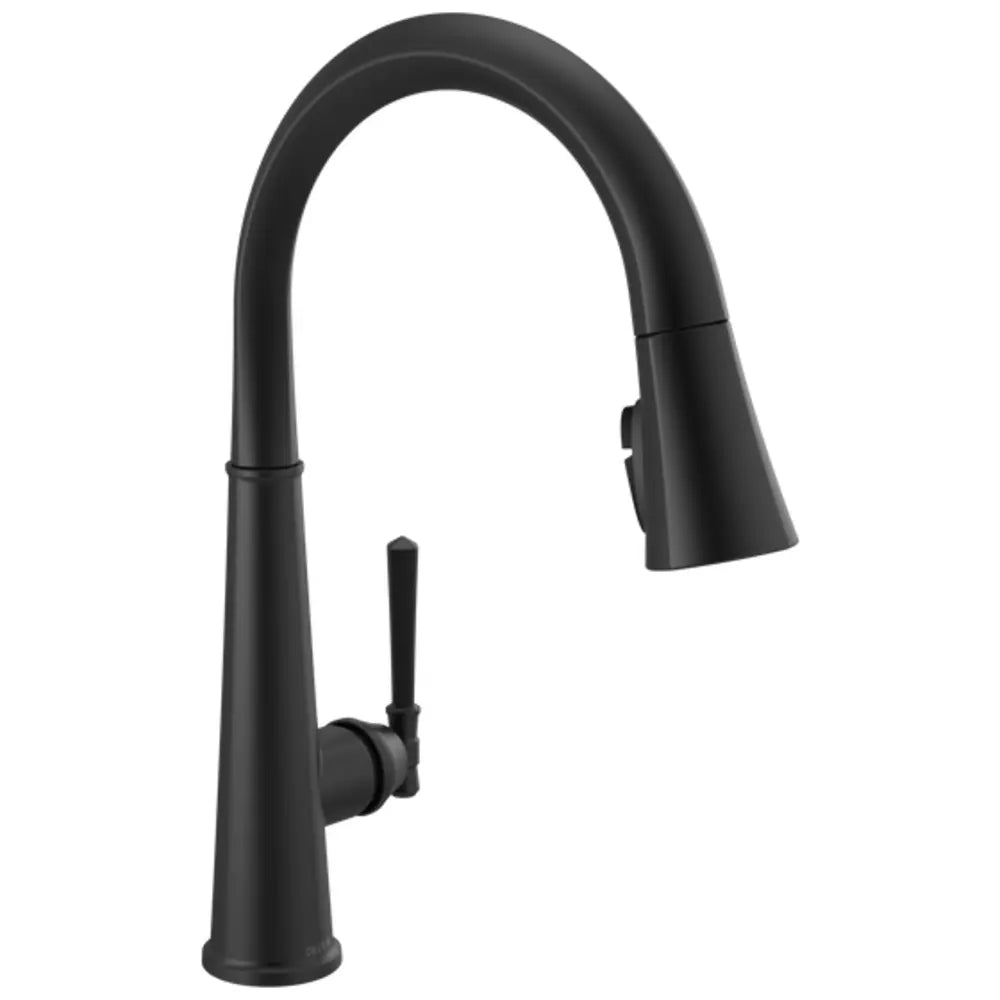 Delta Emmeline 1.8 GPM Single Hole Pull Down Kitchen Faucet with ShieldSpray and Magnetic Docking Spray Head