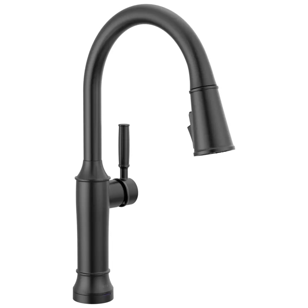 Delta Renaldi 1.8 GPM Single Hole Pull Down Touchless Kitchen Faucet with Touch2O Technology and Magnetic Docking Spray Head