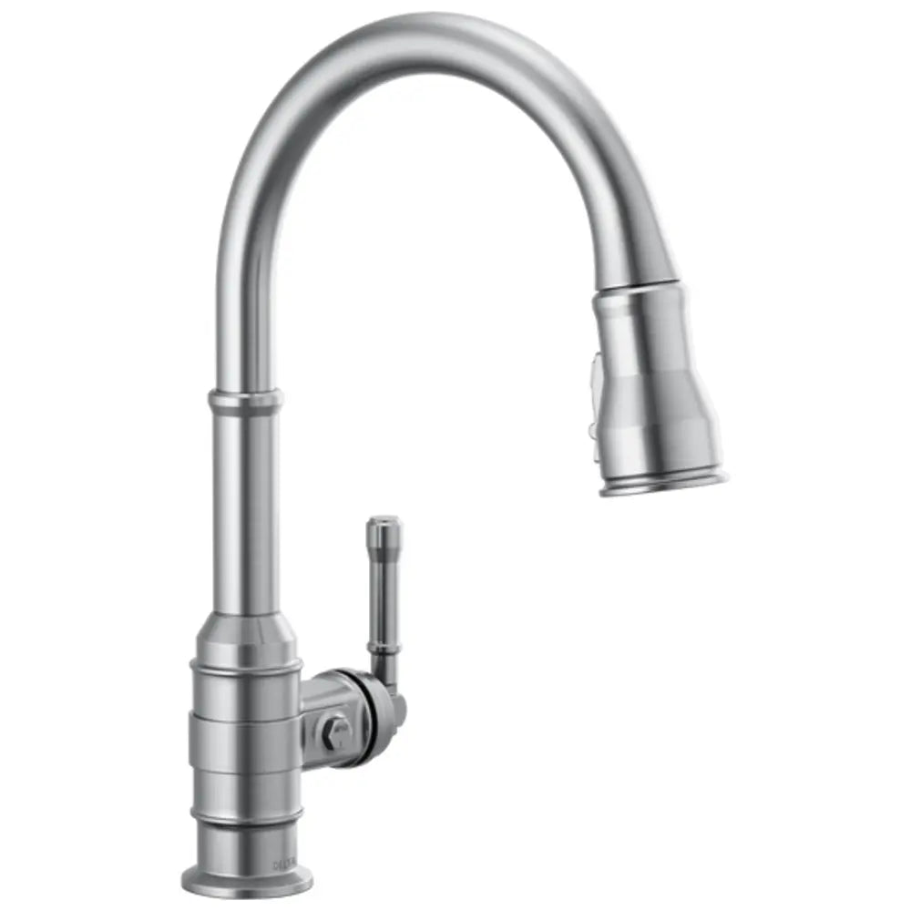 Delta Broderick 1.8 GPM Single Hole Pull Down Kitchen Faucet