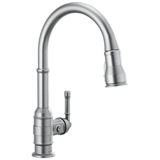 Delta Broderick 1.8 GPM Single Hole Pull Down Kitchen Faucet