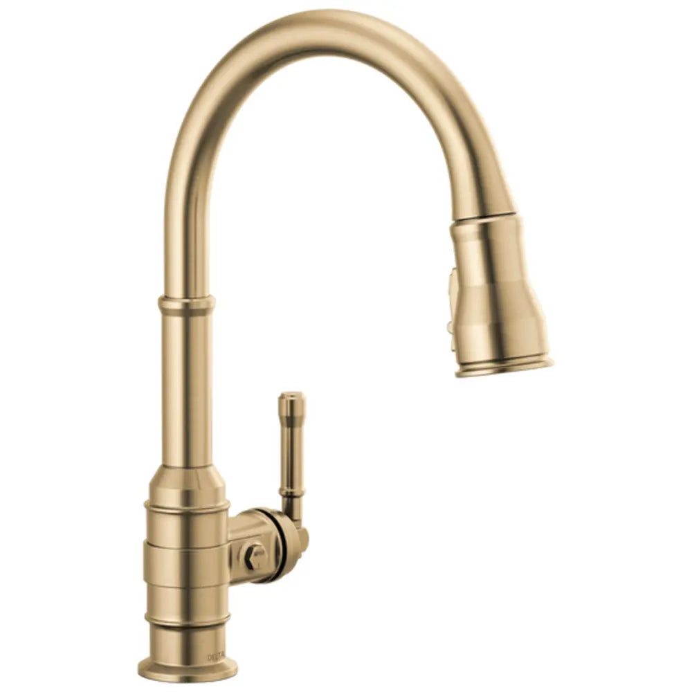 Delta Broderick 1.8 GPM Single Hole Pull Down Kitchen Faucet