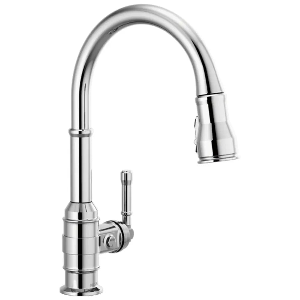 Delta Broderick 1.8 GPM Single Hole Pull Down Kitchen Faucet