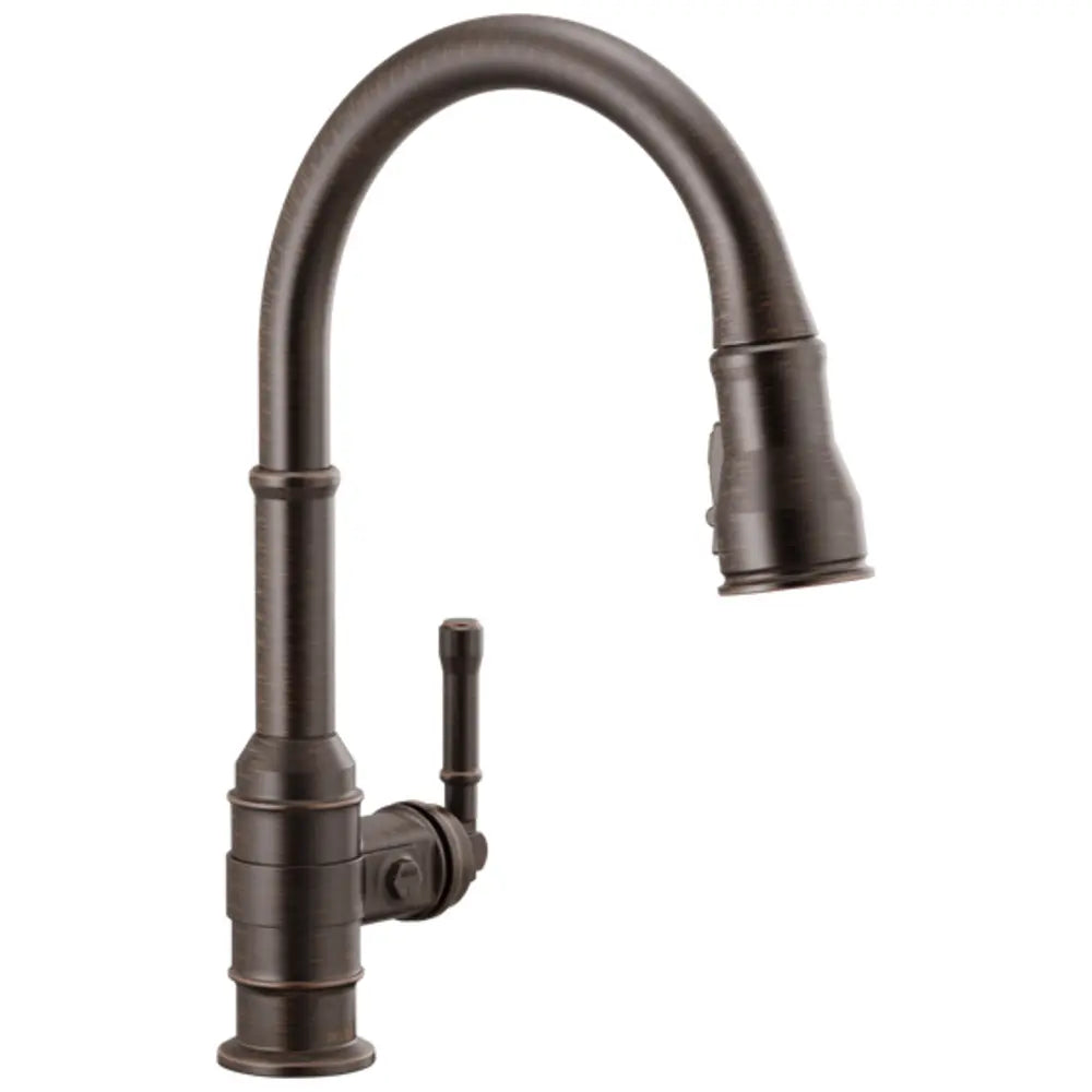 Delta Broderick 1.8 GPM Single Hole Pull Down Kitchen Faucet