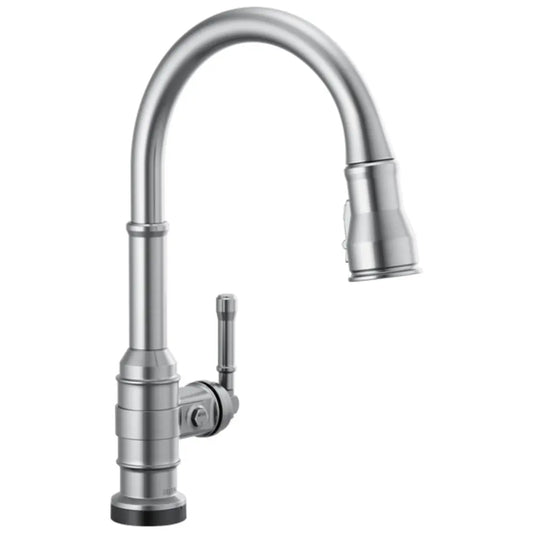 Delta Broderick 1.8 GPM Single Hole Pull Down Kitchen Faucet with Touch2O