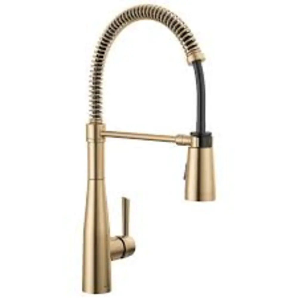 Delta Essa 1.8 GPM Single Hole Pre-Rinse Pull Down Kitchen Faucet - Includes Escutcheon