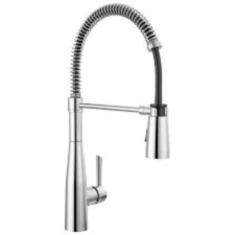 Delta Essa 1.8 GPM Single Hole Pre-Rinse Pull Down Kitchen Faucet - Includes Escutcheon