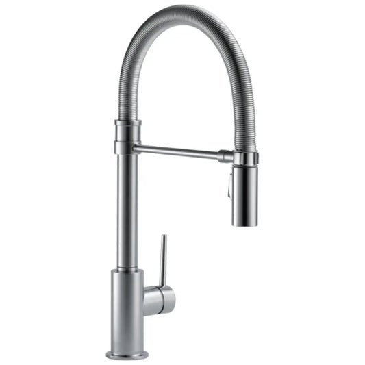 Delta Trinsic Pre-Rinse Pull-Down Kitchen Faucet with Magnetic Docking Spray Head - Limited Lifetime Warranty