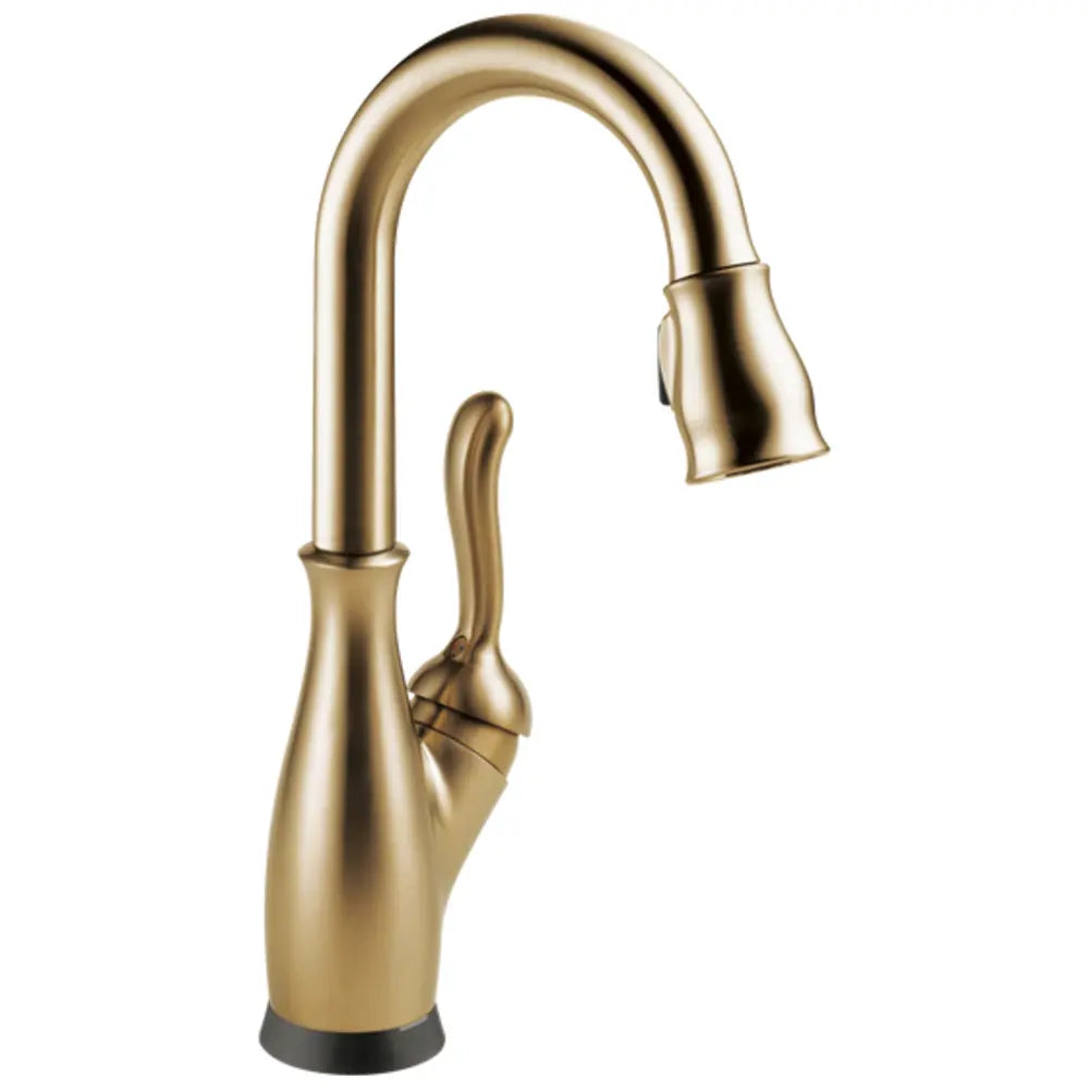 Delta Leland 1.8 GPM Single Hole Pull Down Touchless Bar Faucet with Touch2O, Touch-Clean, MagnaTite Docking and Diamond Seal Cartridge Technologies