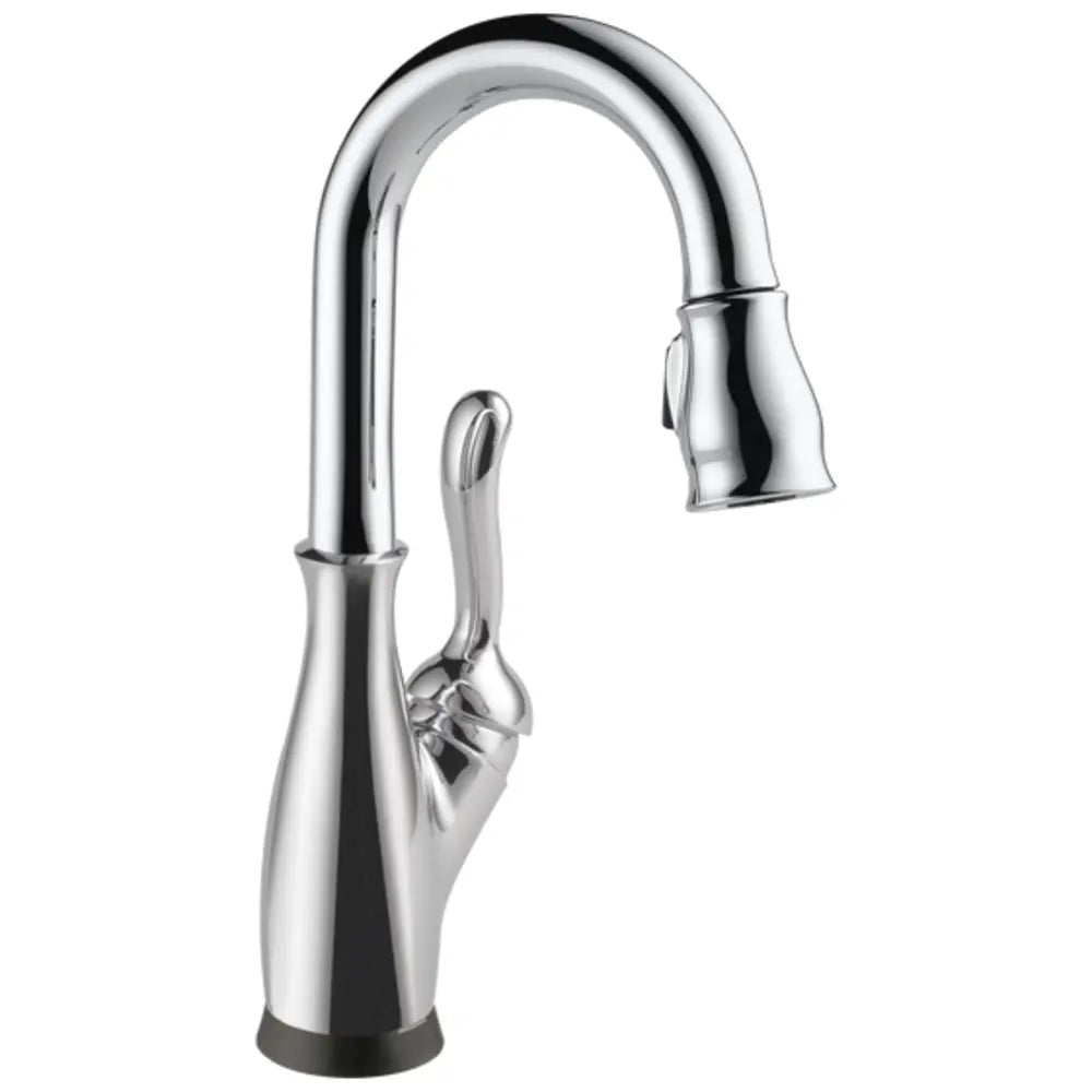 Delta Leland 1.8 GPM Single Hole Pull Down Touchless Bar Faucet with Touch2O, Touch-Clean, MagnaTite Docking and Diamond Seal Cartridge Technologies