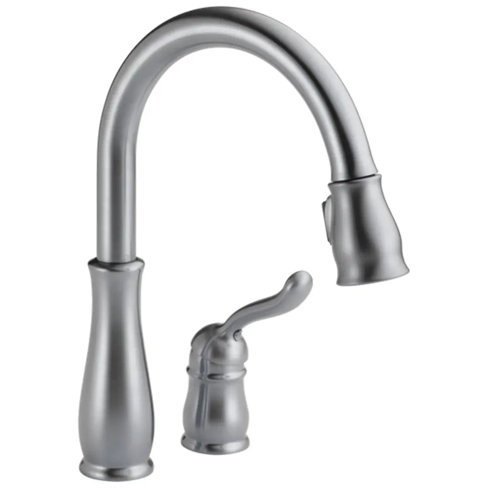 Delta Leland Pull-Down Kitchen Faucet with Magnetic Docking Spray Head and Soap/Lotion Dispenser - Includes Lifetime Warranty