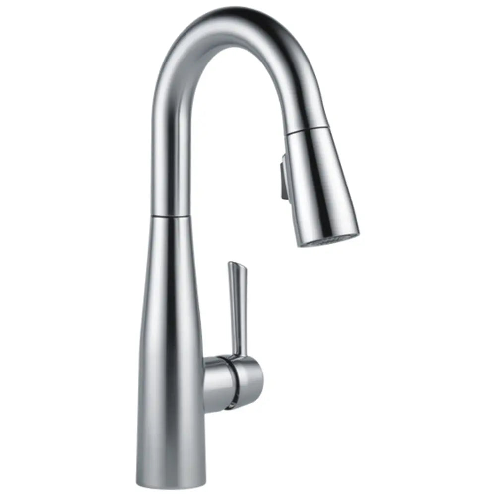 Delta Essa Pull-Down Bar/Prep Faucet with Magnetic Docking Spray Head - Includes Lifetime Warranty