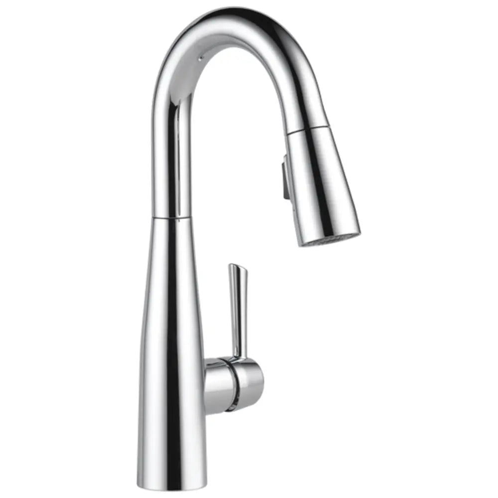 Delta Essa Pull-Down Bar/Prep Faucet with Magnetic Docking Spray Head - Includes Lifetime Warranty