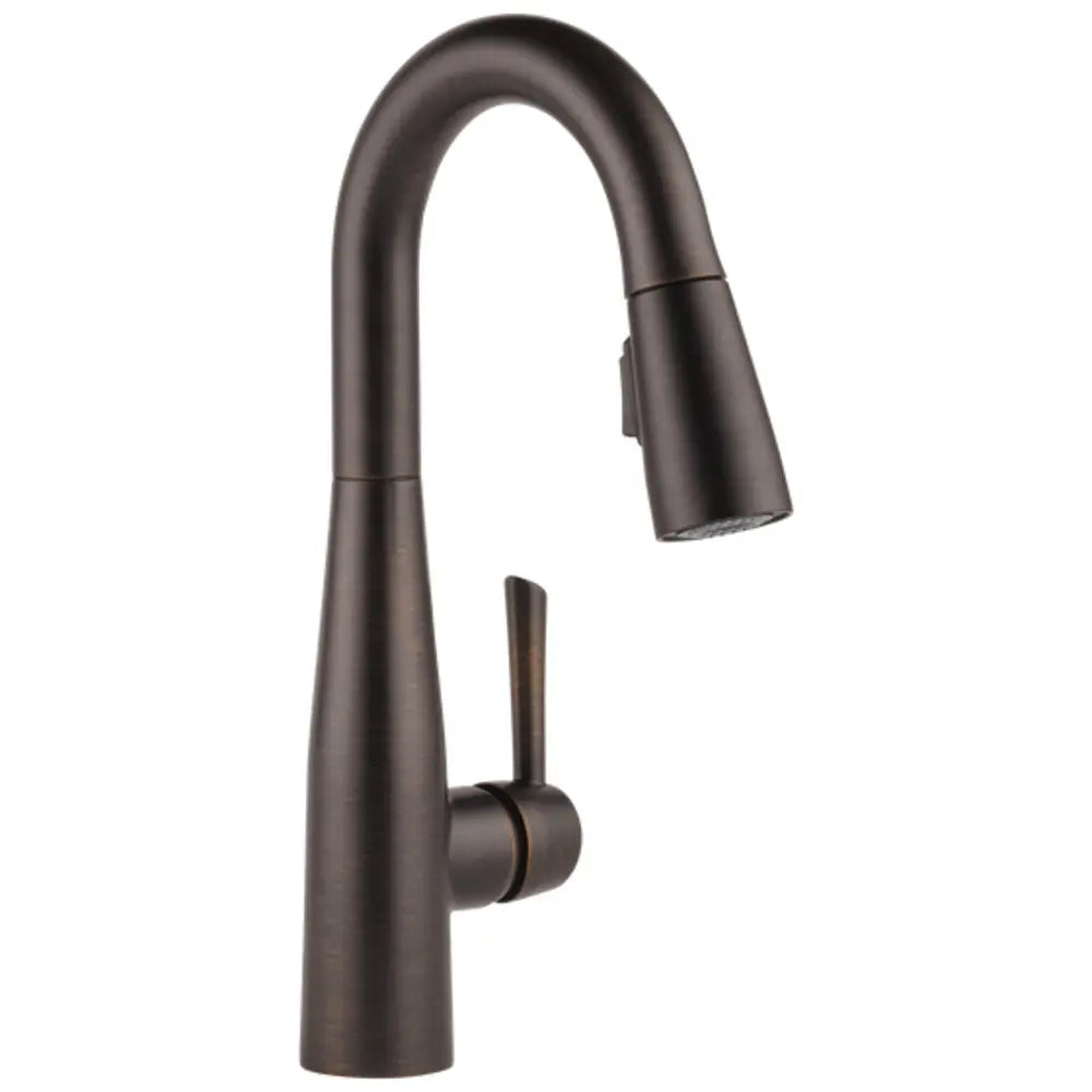 Delta Essa Pull-Down Bar/Prep Faucet with Magnetic Docking Spray Head - Includes Lifetime Warranty