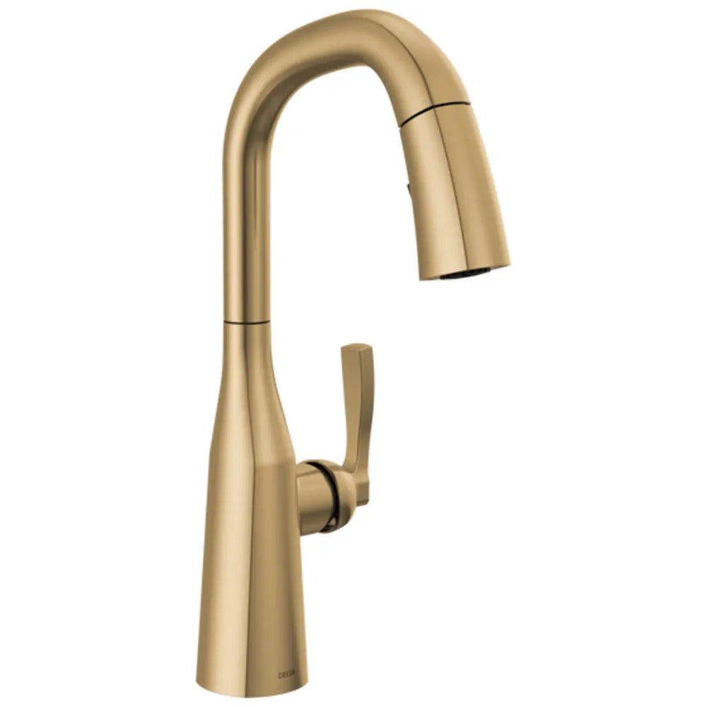 Delta Stryke 1.8 GPM Pull-Down Bar/Prep Faucet with Magnetic Docking Spray Head
