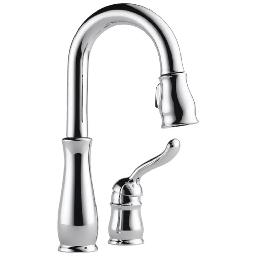 Delta Leland Pull-Down Bar/Prep Faucet with Magnetic Docking Spray Head - Includes Lifetime Warranty
