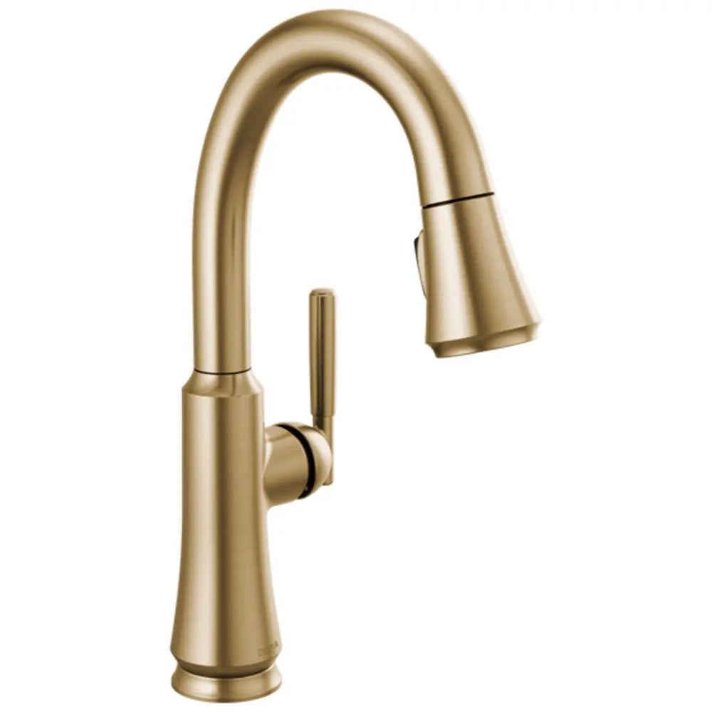 Delta Coranto 1.8 GPM Single Hole Pull Down Bar Faucet with Magnetic Docking Spray Head