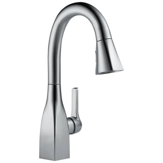 Delta Mateo Pull-Down Bar/Prep Faucet with Magnetic Docking Spray Head - Includes Lifetime Warranty