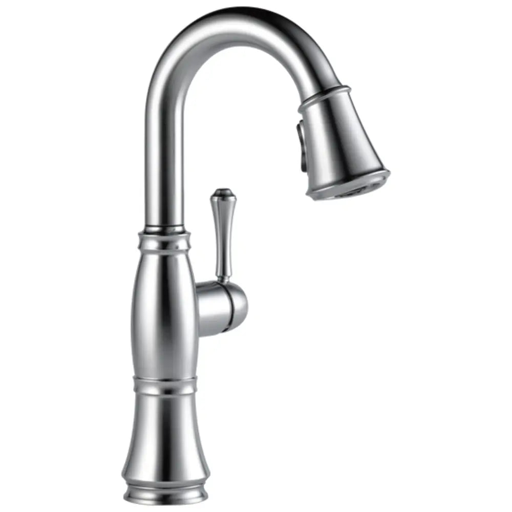 Delta Cassidy Pull-Down Bar/Prep Faucet with Magnetic Docking Spray Head - Includes Lifetime Warranty