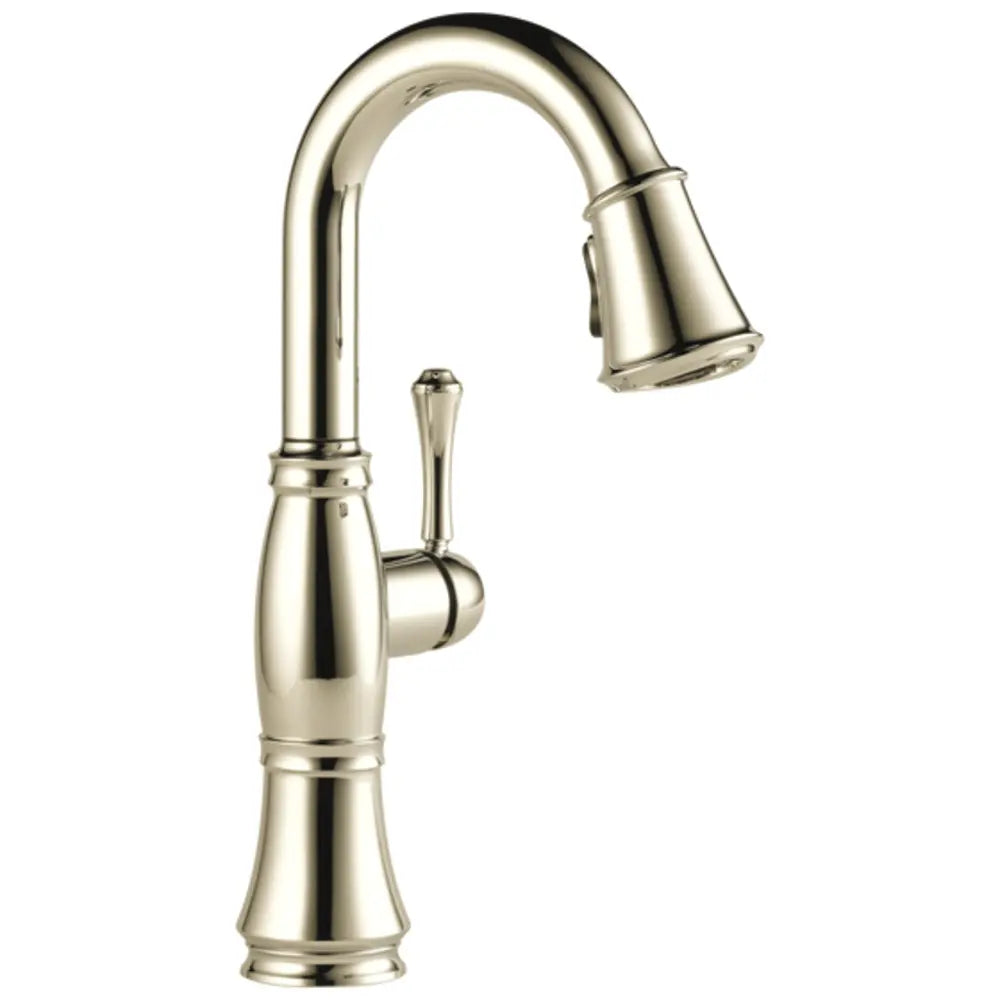 Delta Cassidy Pull-Down Bar/Prep Faucet with Magnetic Docking Spray Head - Includes Lifetime Warranty