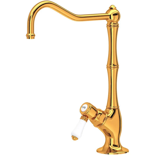 Rohl Acqui 0.5 GPM Cold Water Dispenser with Porcelain Lever Handle