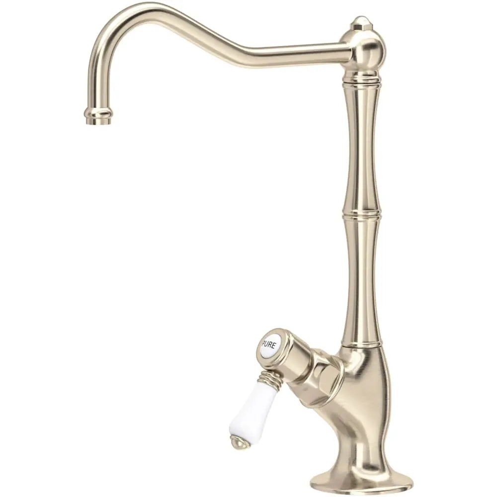 Rohl Acqui 0.5 GPM Cold Water Dispenser with Porcelain Lever Handle