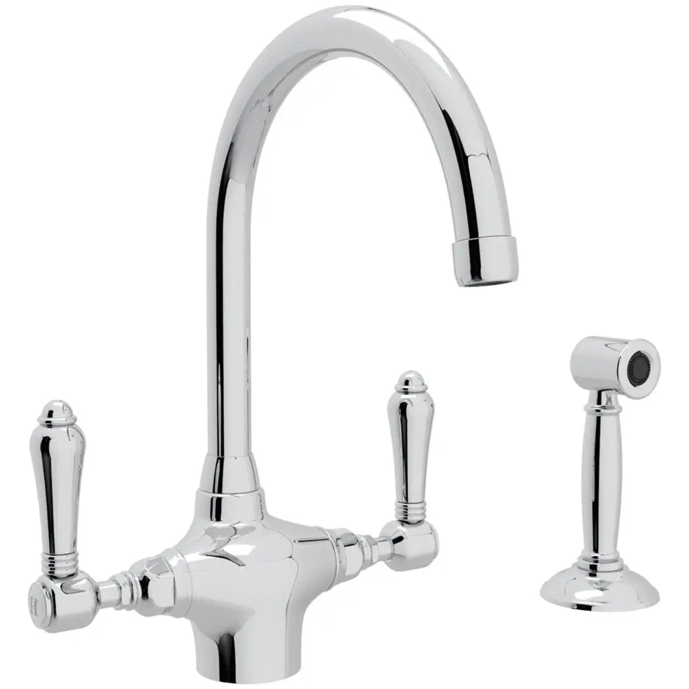 Rohl San Julio 1.5 GPM Single Hole Kitchen Faucet - Includes Side Spray