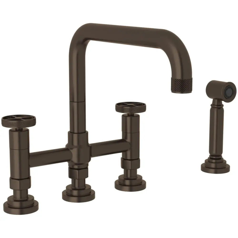 Rohl Campo 1.5 GPM Widespread Bridge Kitchen Faucet - Includes Side Spray