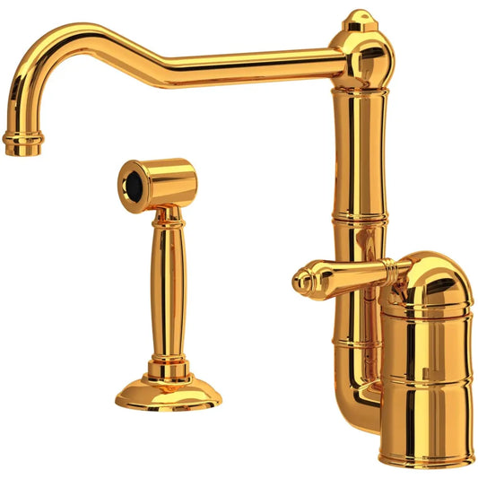 Rohl Acqui 1.5 GPM Single Hole Kitchen Faucet - Includes Side Spray
