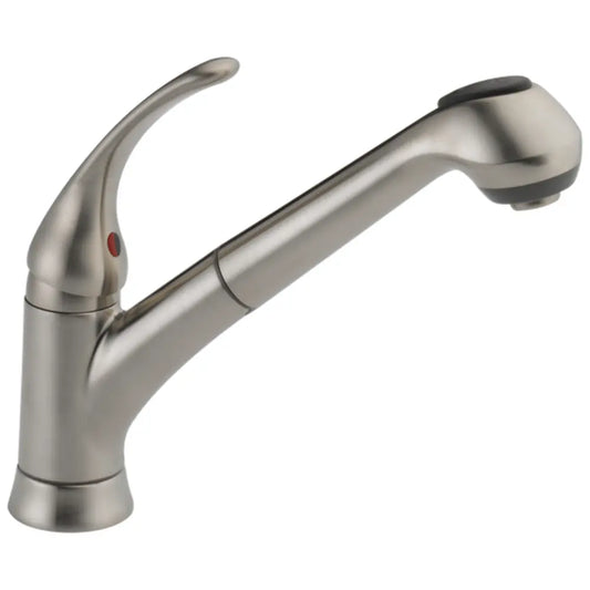 Delta Foundations Core-B Pull-Out Kitchen Faucet with Optional Base Plate - Includes Lifetime Warranty