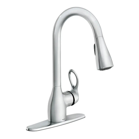 Moen Kleo Single Handle Kitchen Faucet with Pullout Spray