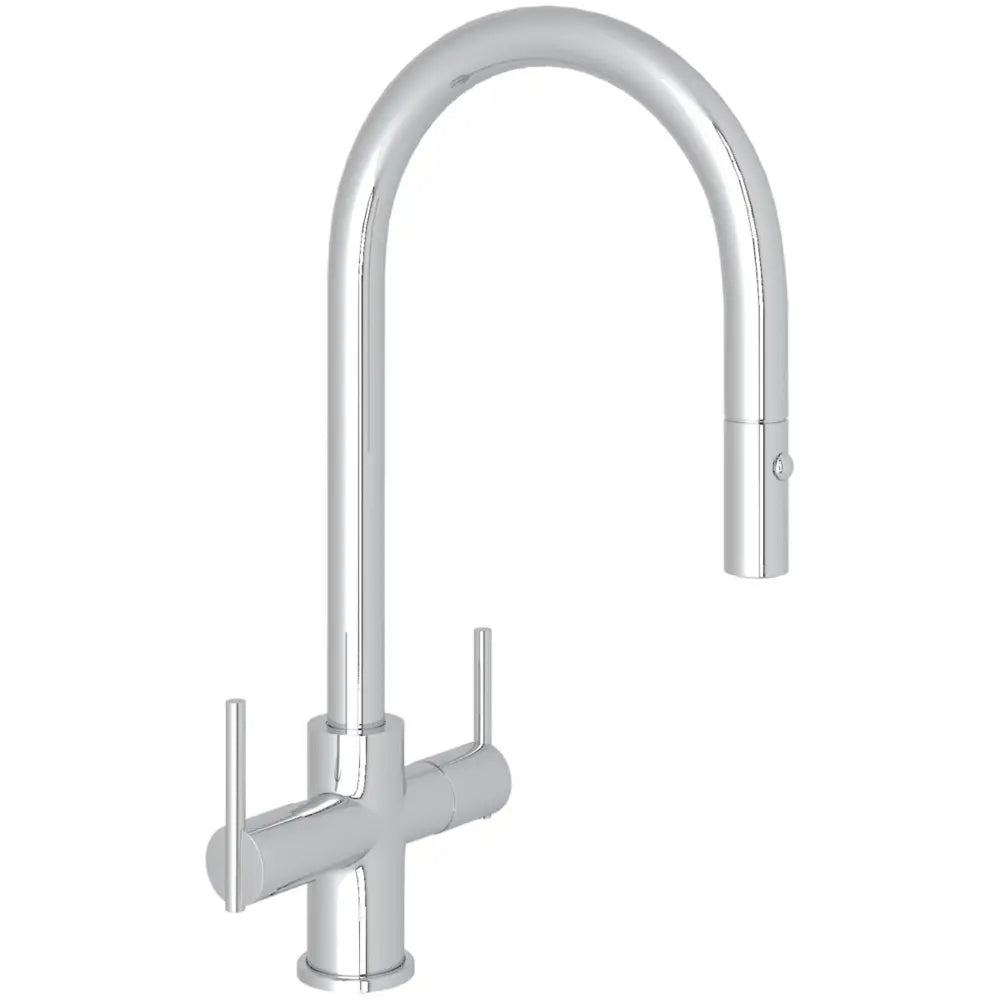 Rohl Pirellone 1.8 GPM Single Hole Pull Down Kitchen Faucet