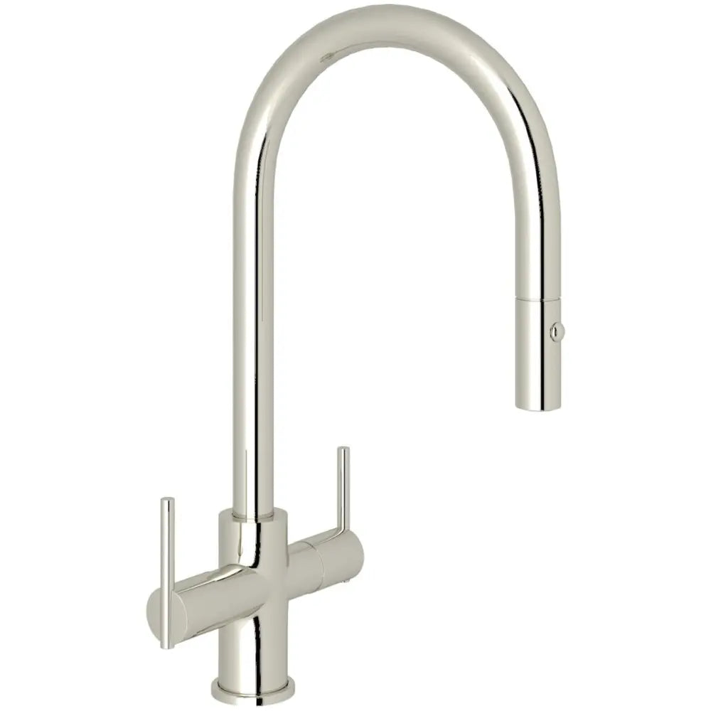 Rohl Pirellone 1.8 GPM Single Hole Pull Down Kitchen Faucet