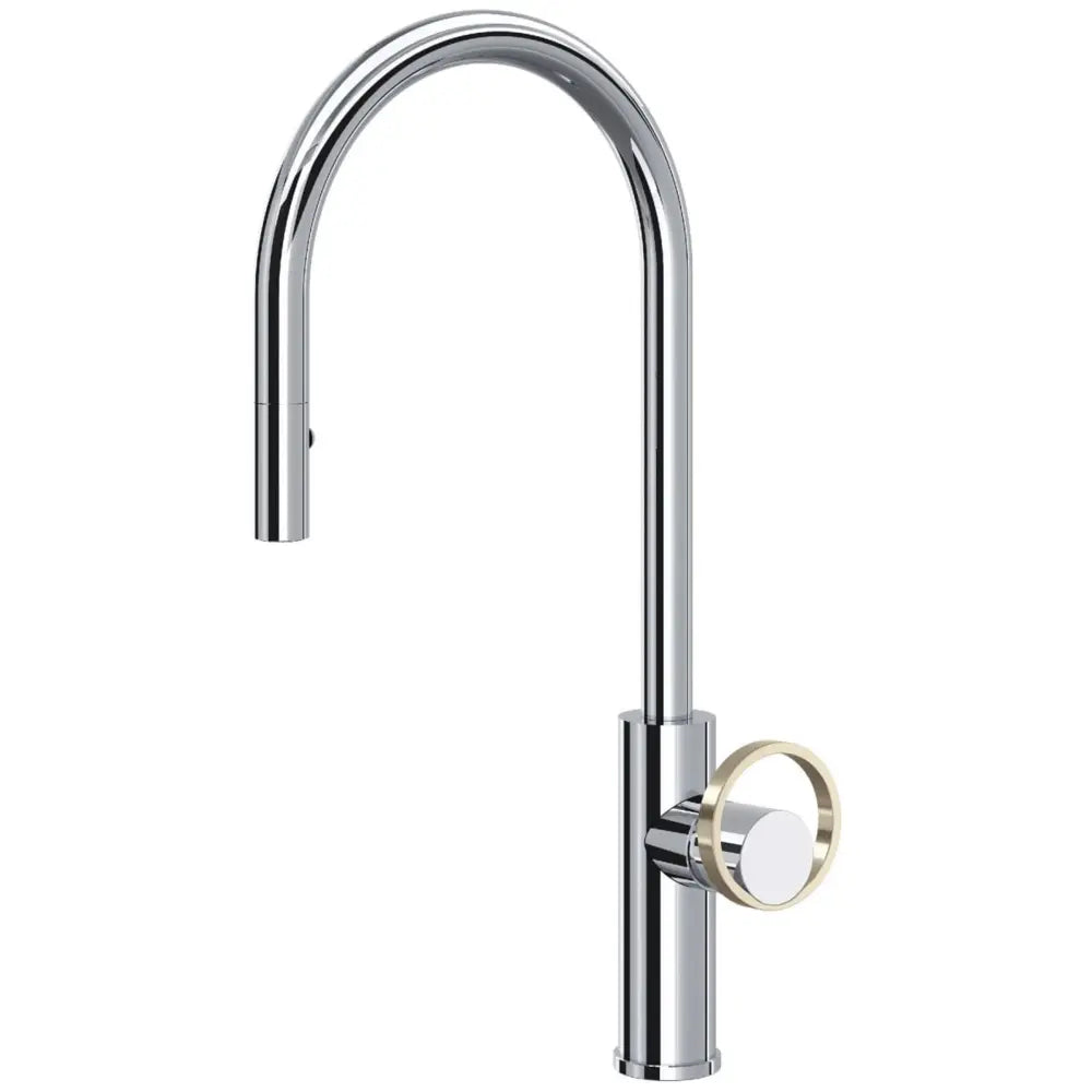 Rohl Eclissi 1.75 GPM Single Hole Pull Down Kitchen Faucet