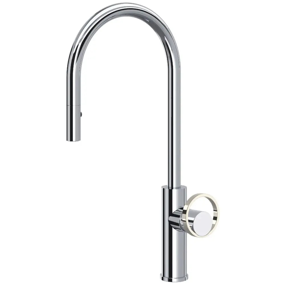 Rohl Eclissi 1.75 GPM Single Hole Pull Down Kitchen Faucet