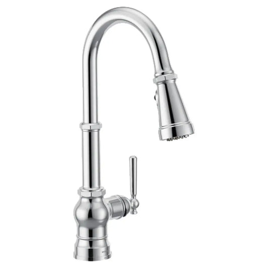Moen Paterson 1.5 GPM Single Hole Pull Down Kitchen Faucet