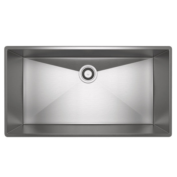 Rohl Forze RSS3318SB Single Bowl Undermount Stainless Steel Kitchen Sink