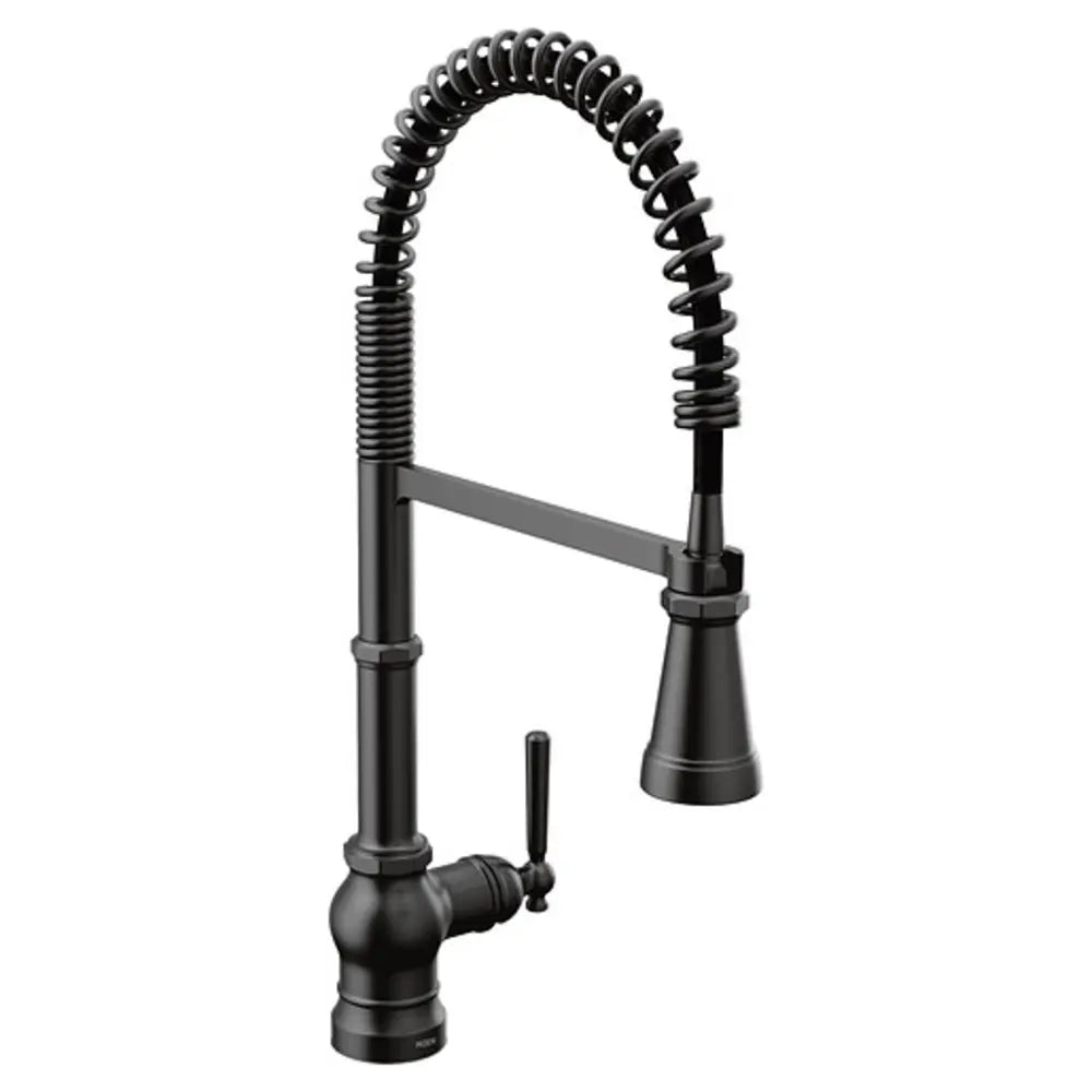Moen Paterson 1.5 GPM Single Hole Pre-Rinse Pull Down Kitchen Faucet with Power Boost