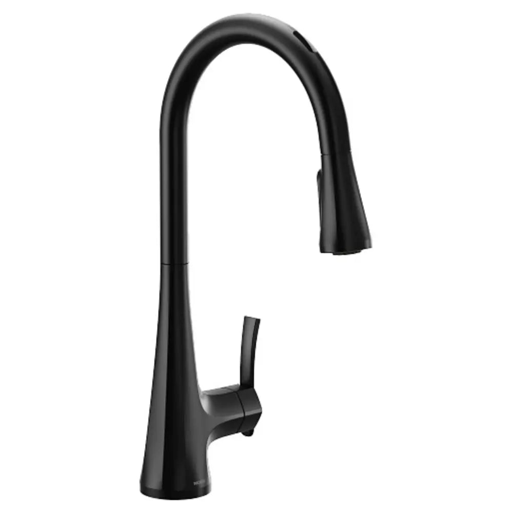 Moen Sinema 1.5 GPM Single Hole Pull Down Smart Kitchen Faucet with Motion Control and Voice Activation - Includes Escutcheon
