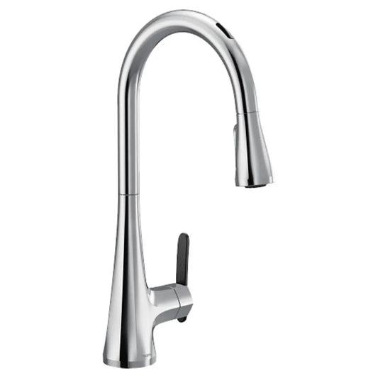 Moen Sinema Smart Faucet 1.5 GPM Single Hole Pull Down Kitchen Faucet with Voice Control
