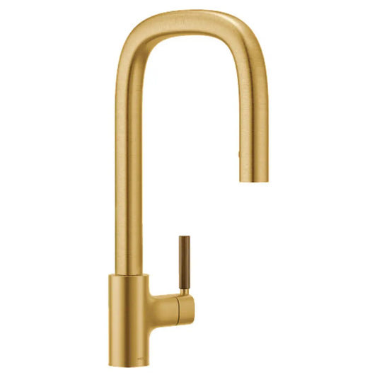 Moen Tenon Smart Faucet 1.5 GPM Single Hole Kitchen Faucet with Motion Control and Voice Activation