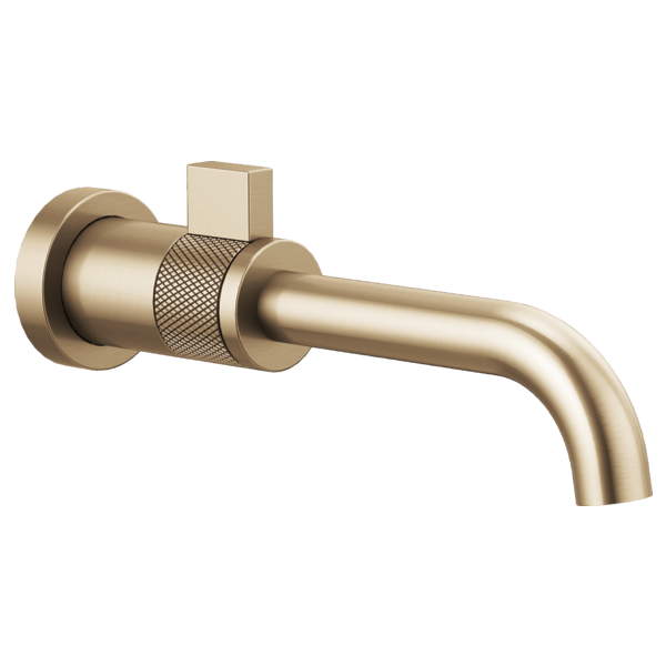 Brizo Litze 1.2 GPM Wall Mounted Single Hole Bathroom Faucet - Less Rough In and Drain Assembly